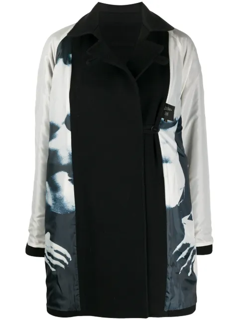 Jean Paul Gaultier Pre-Owned معطف مبطن بطبعة من التسعينيات