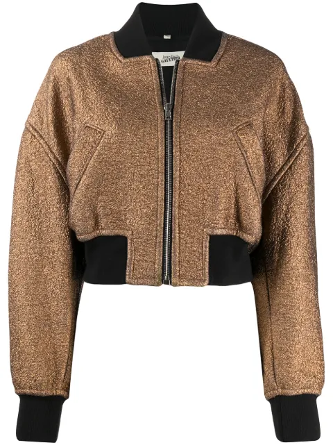 Jean Paul Gaultier Pre-Owned 2000s golden bomber jacket
