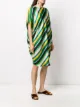 Gianluca Capannolo silk striped oversized dress
