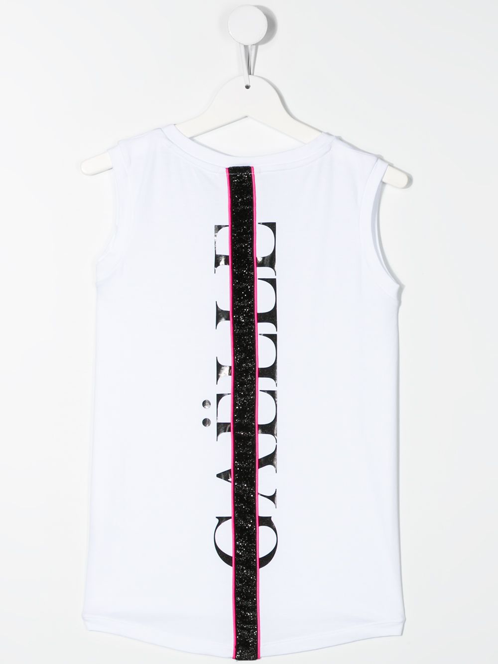 фото Gaelle paris kids teen contrasting-band tank top