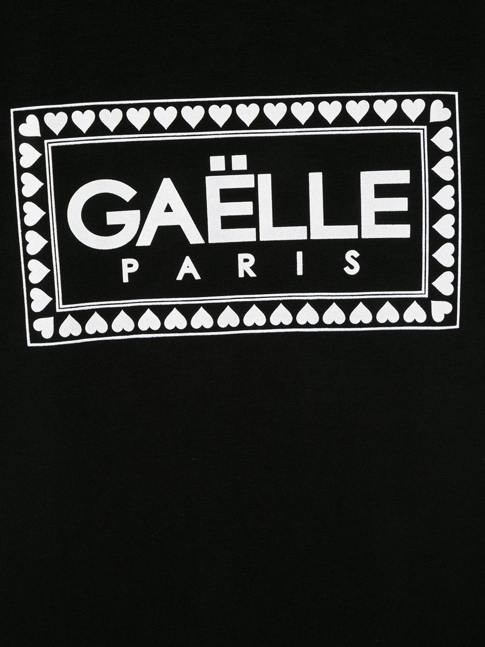 фото Gaelle paris kids teen crew-neck logo t-shirt