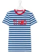 الصورة 1 من Alberta Ferretti Kids تيشيرت مخطط بطبعة Ti Amo
