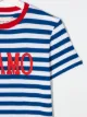 Alberta Ferretti Kids تيشيرت مخطط بطبعة Ti Amo