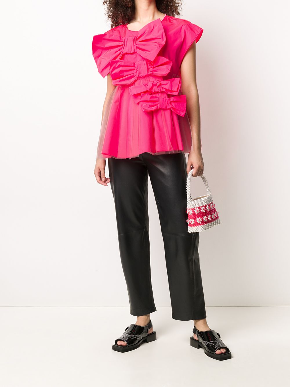 фото Viktor & rolf so many bows tulle overlay blouse