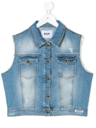 Msgm Kids TEEN embroidered logo 