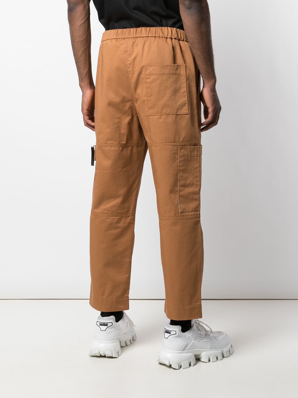 фото Kenzo tapered cropped cargo trousers