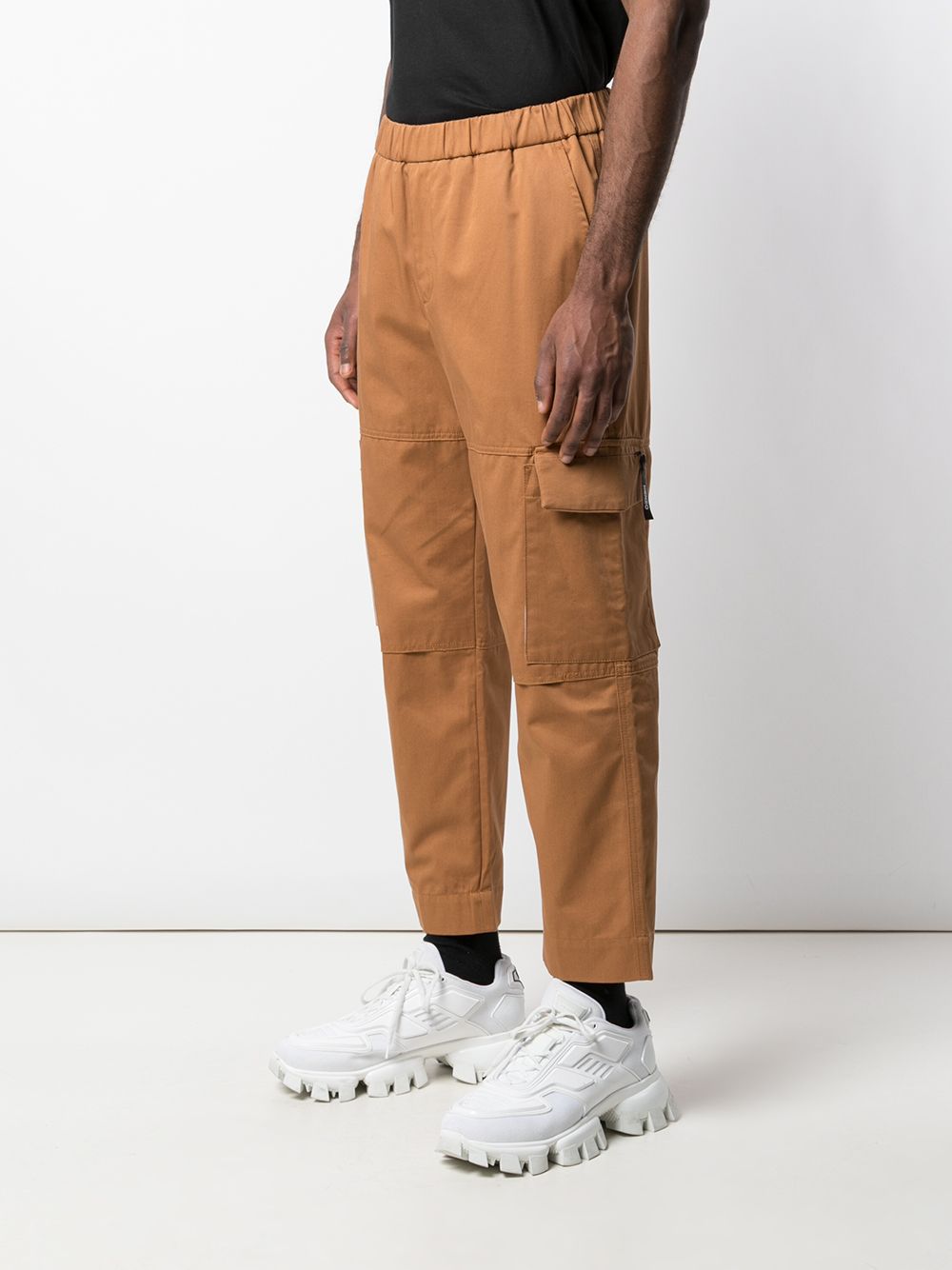 фото Kenzo tapered cropped cargo trousers