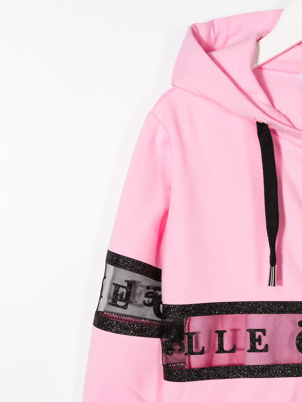 фото Gaelle paris kids logo band zip-up hoodie