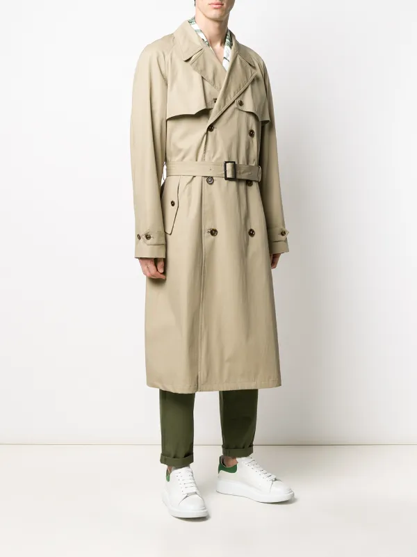 Shop Dolce & Gabbana double-breasted trench coat with Express Delivery -  FARFETCH