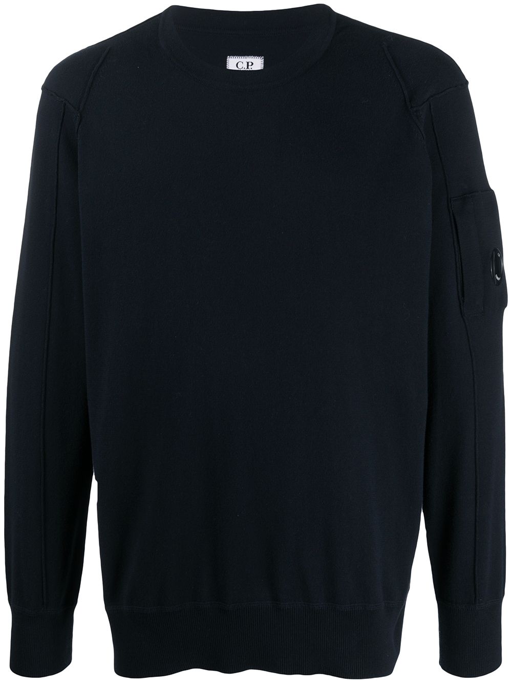 C.p. Company Round-neck Sweatshirt In Black