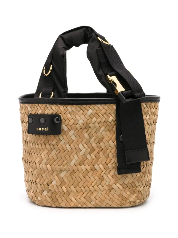 woven bucket bag