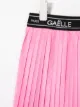 Gaelle Paris Kids تنورة بتفاصيل ميتاليك وكسرات
