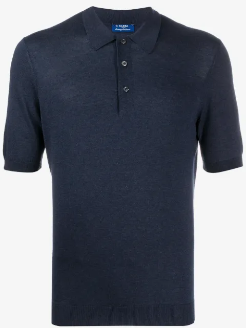 Barba playera tipo polo tejida
