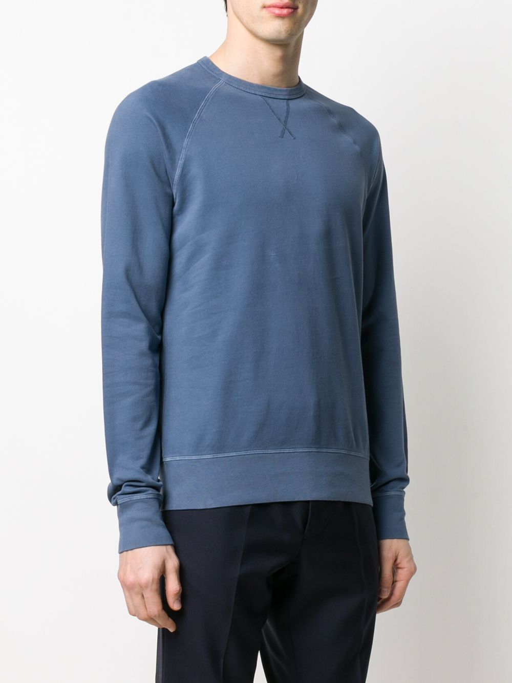 фото Officine generale long-sleeve fitted sweatshirt