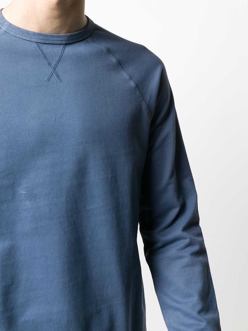 фото Officine generale long-sleeve fitted sweatshirt