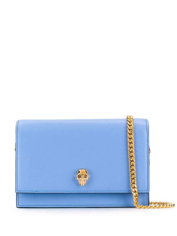 alexander mcqueen blue bag