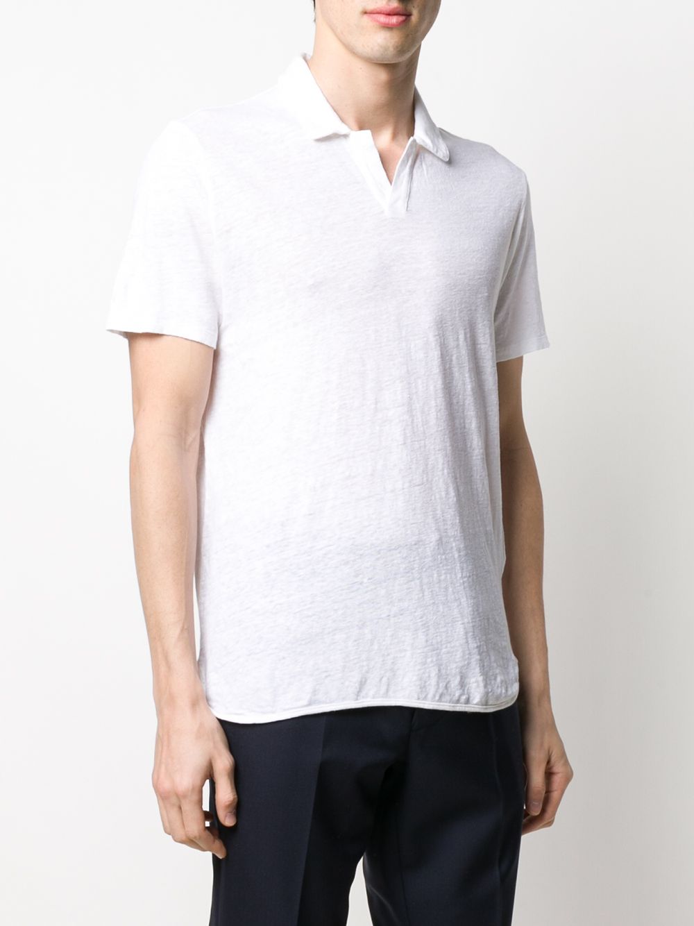 фото Officine generale short-sleeve fitted polo shirt