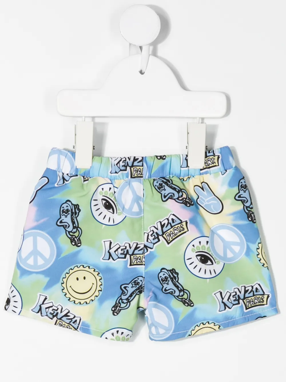 фото Kenzo kids плавки-шорты cali party с кулиской