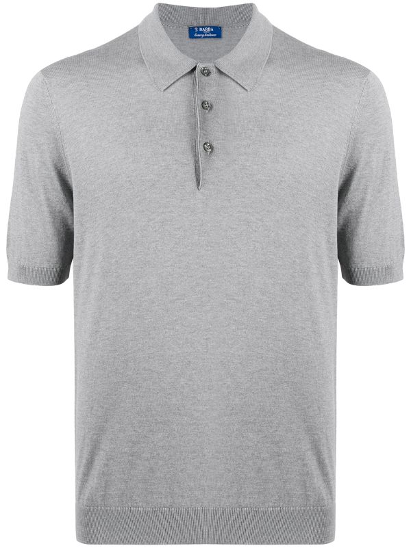 silk knit polo shirts