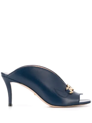 Gucci Zumi Mid Heel Slide Sandals Farfetch