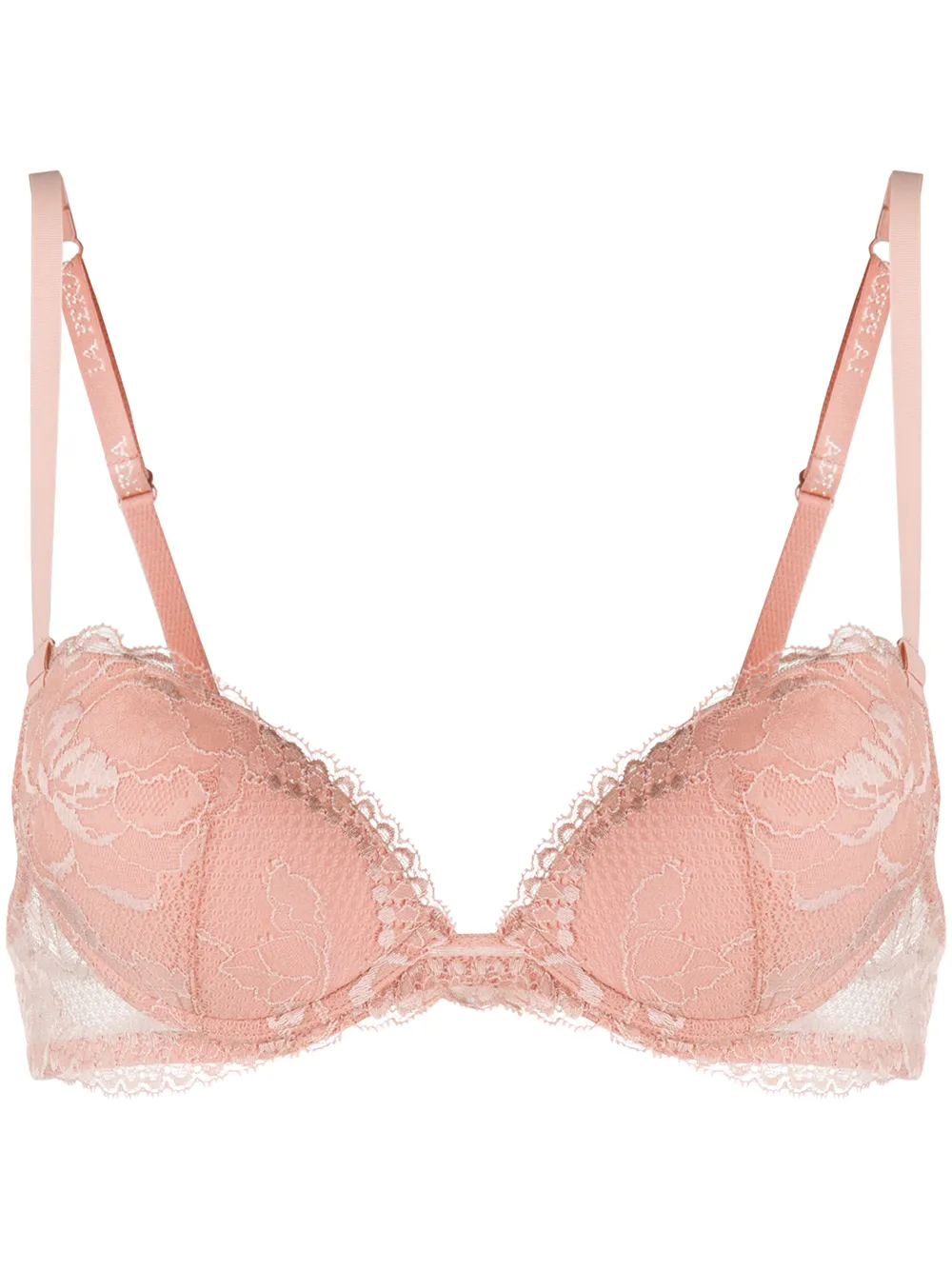 pink lace bra