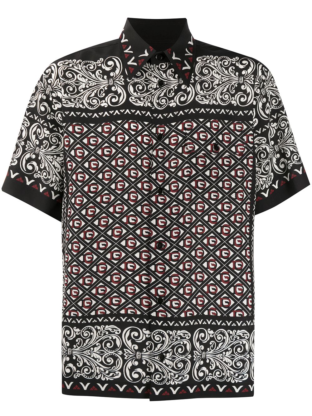 DOLCE & GABBANA BANDANA PRINT SHIRT