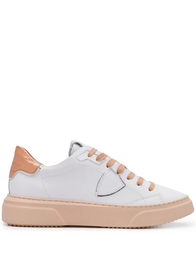Philippe Model Temple Low-top Trainers In White