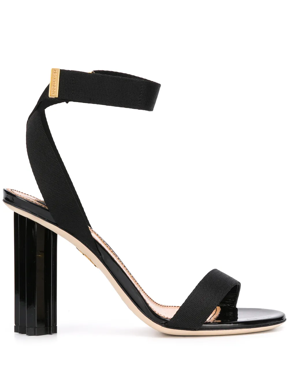 

Dsquared2 sandalias con tacón esculpido - Negro