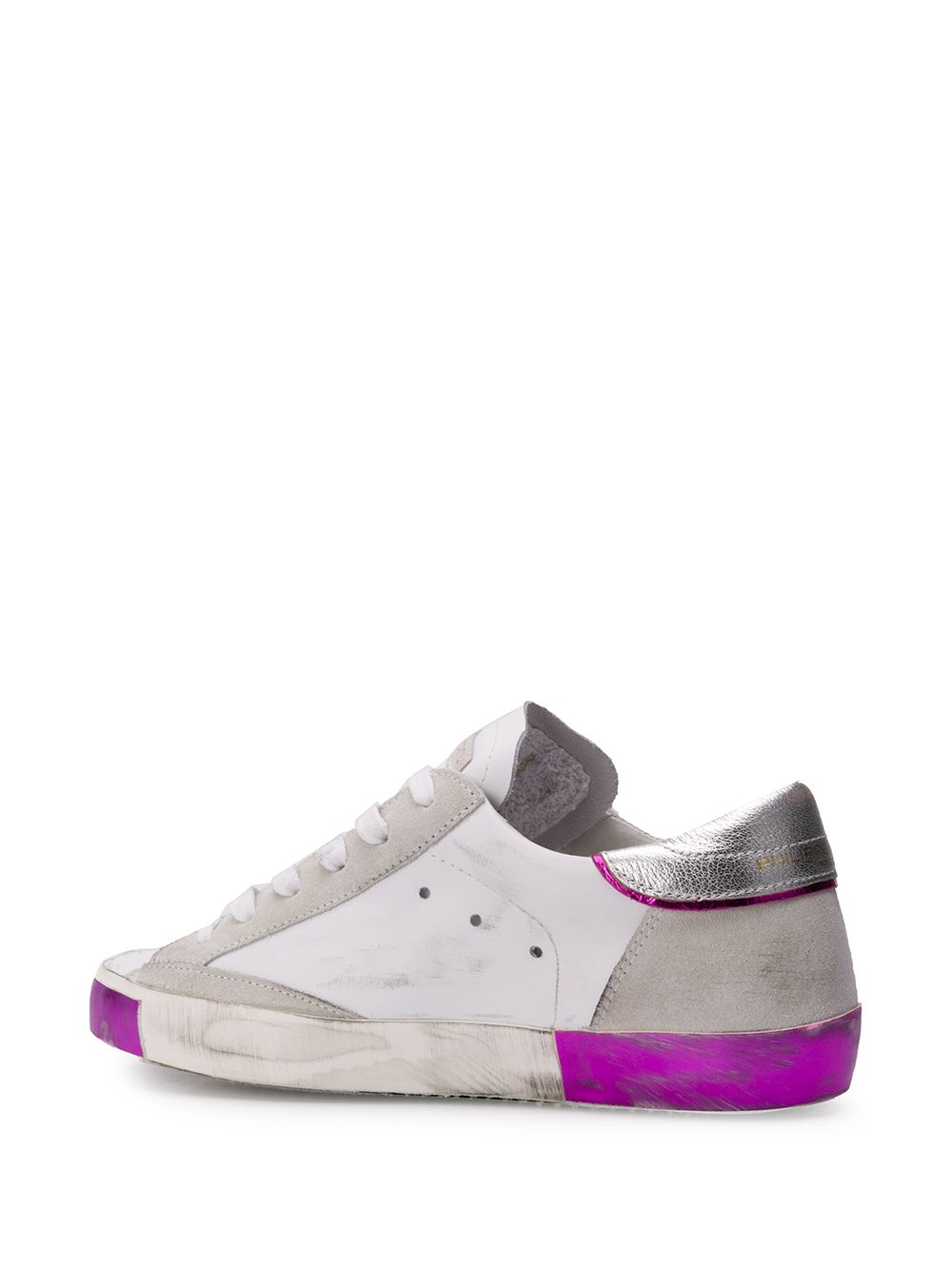 фото Philippe model paris distressed low-top sneakers