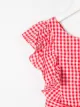 SONIA RYKIEL ENFANT فستان قصير بطبعة جينغهام