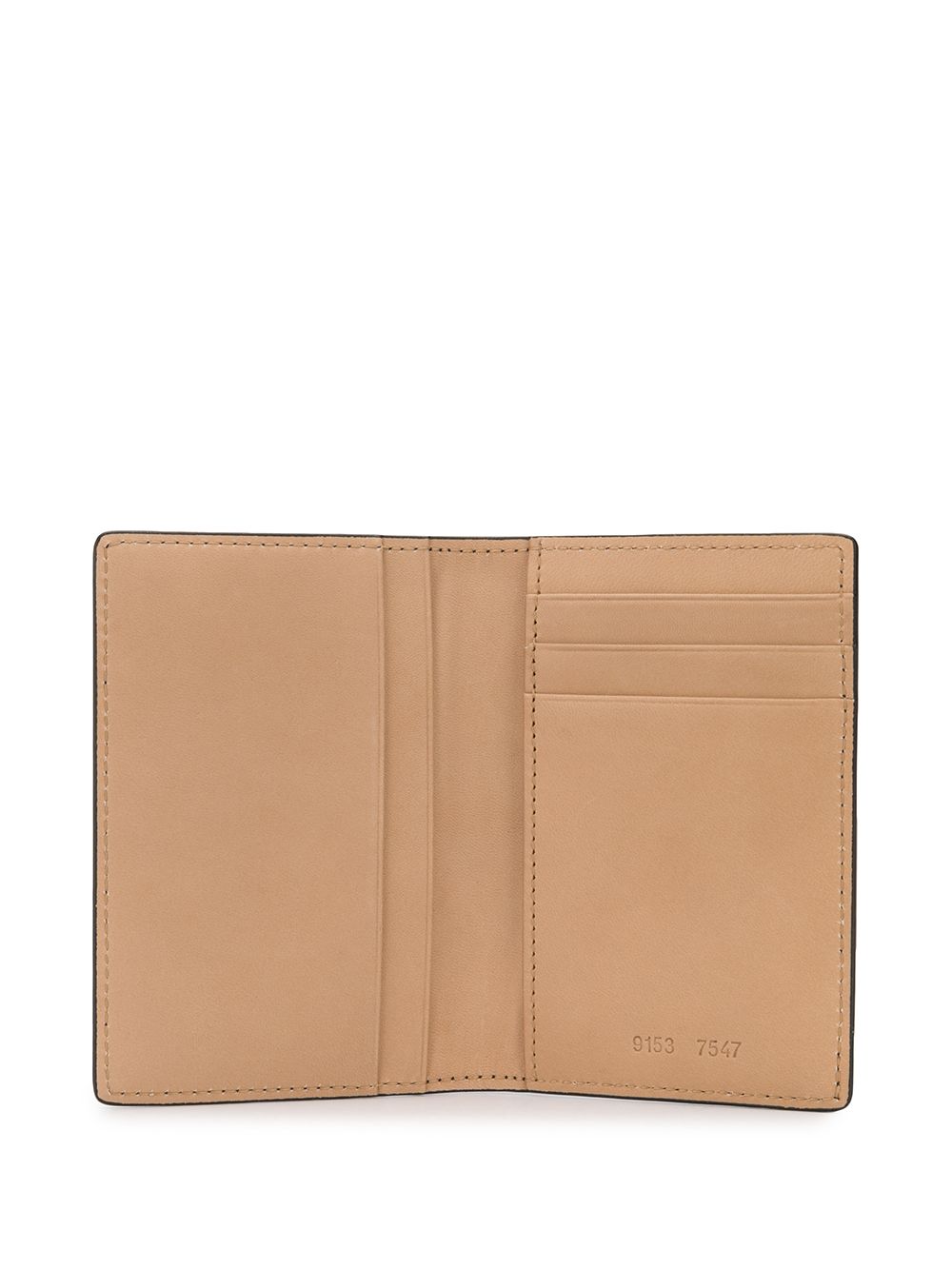 фото Common projects logo-stamp bifold wallet