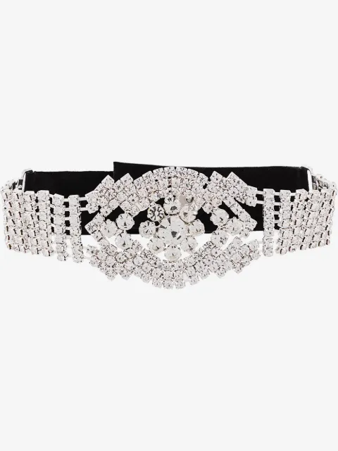 Manokhi rhinestone choker necklace