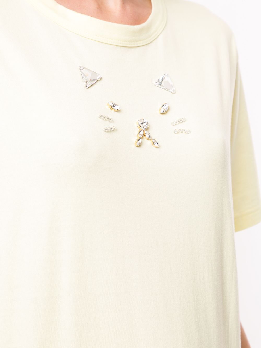 фото Tu es mon trésor cat sequin embroidered t-shirt