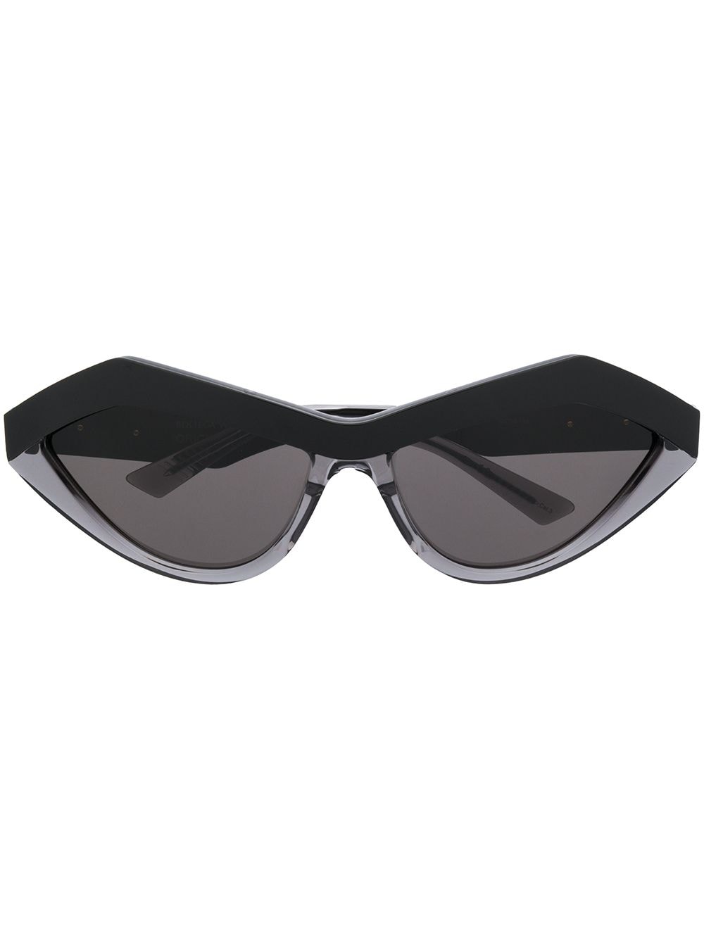 фото Bottega veneta eyewear солнцезащитные очки в геометричной оправе