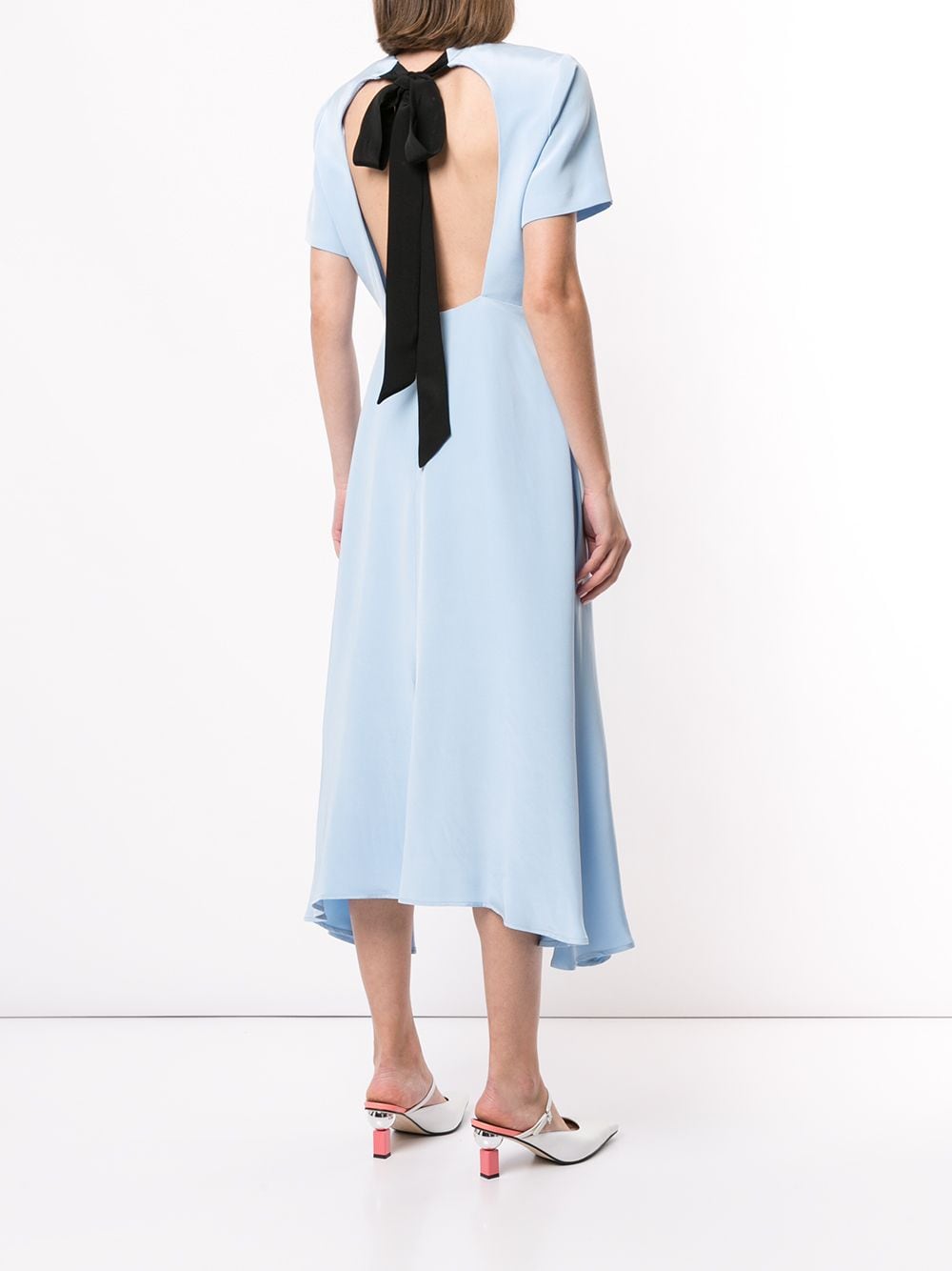 фото Macgraw платье миди с завязками на спине