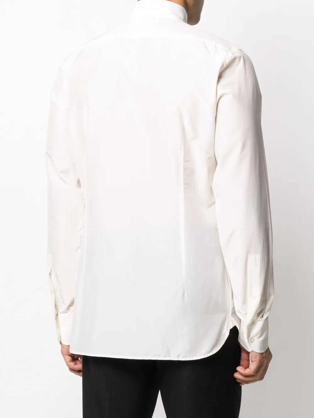 TOM FORD Overhemd met geplooid detail Wit