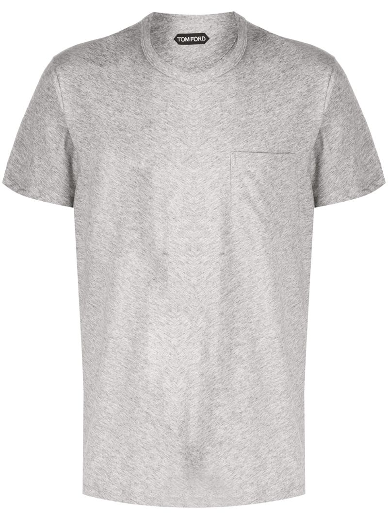 Shop Tom Ford Classic T-shirt In Grey