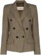 Image 1 of Alexandre Vauthier double-breasted check-pattern jacket