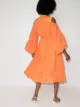 Rosie Assoulin floral embroidered flared dress
