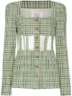 Image 1 of Rosie Assoulin check panel detail jacket