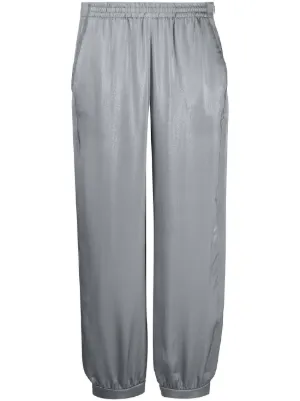 high-waisted track trousers by Emporio Armani, available on farfetch.com for $442 Jessica Alba Pants SIMILAR PRODUCT