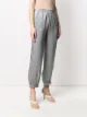Emporio Armani high-waisted track trousers