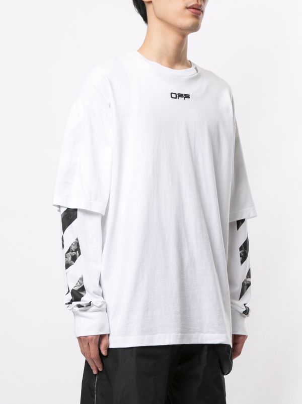 off white double sleeve