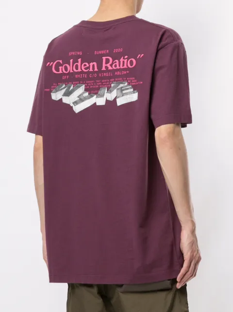 golden ratio t shirt off white