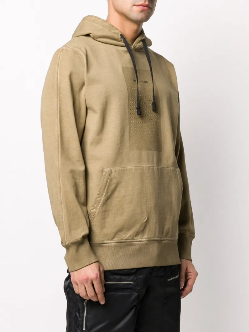 Alyx Perforierter Kapuzenpullover In Neutrals