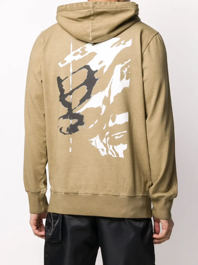 Alyx Perforierter Kapuzenpullover In Neutrals