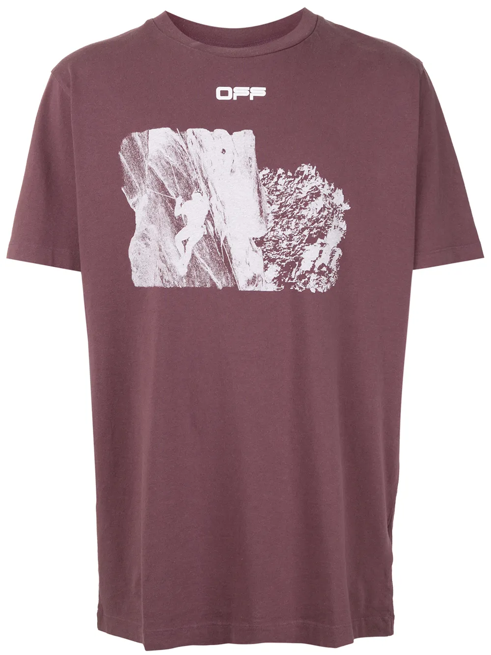 фото Off-white футболка с принтом climb