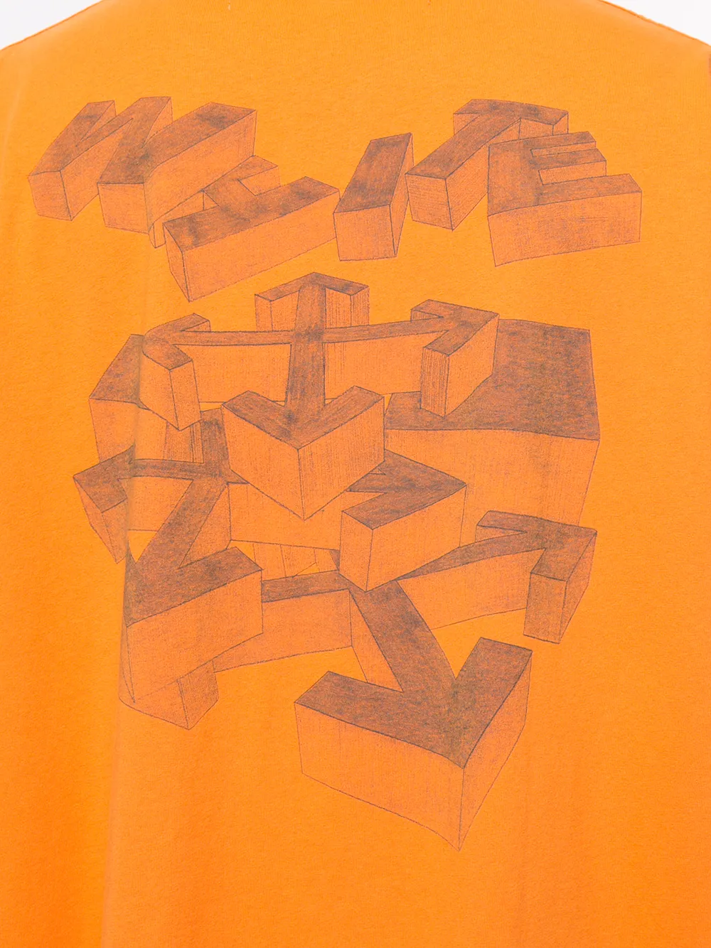 фото Off-white футболка с принтом