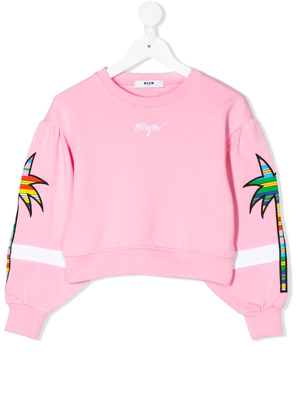 msgm pink sweatshirt