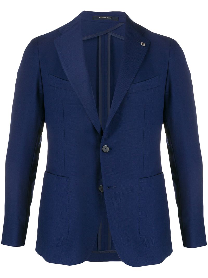 TAGLIATORE LAPEL-PIN BLAZER